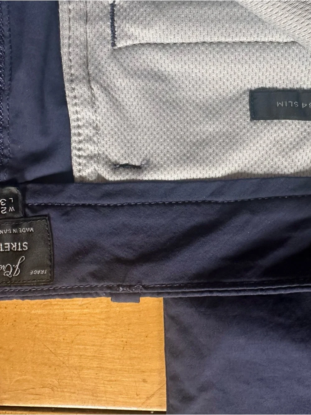 💜 J. Crew Navy Stretch 484 Slim Tech Pants (W28 L32)